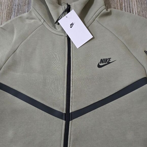 Nike Tech Fleece Windrunner Hoodie Grey Black Men's Small S Full-Zip HV0949-320 - Picture 4 of 13